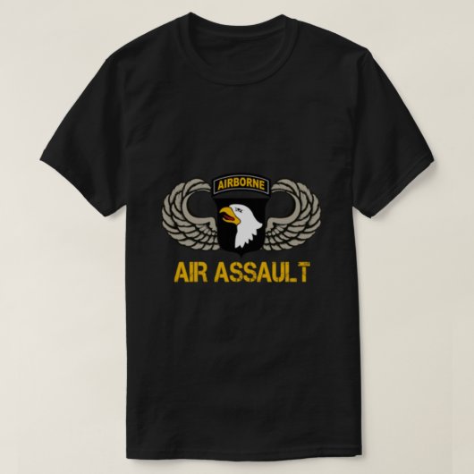 101e Airborne Division Air Assault T-shirt (Design voorkant)