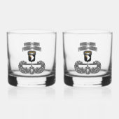 101e Airborne Division Air Assault Whisky Glas (Voorkant)