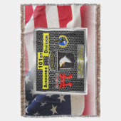 101e Airborne Division Custom Designed Flag Deken (Voorkant Verticaal)