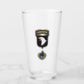101e Airborne Division Custom Framed Patch Glas (Voorkant)