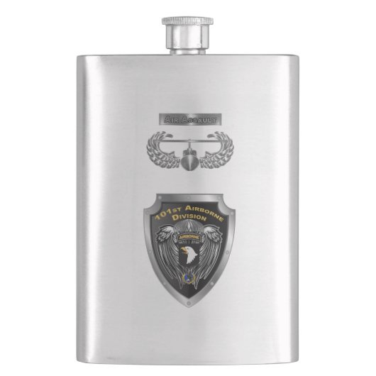 101e Airborne Division Flask Flacon (Voorkant)