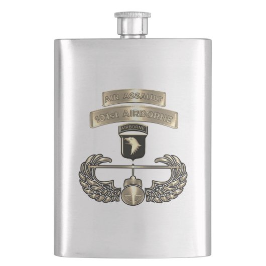 101e Airborne Division Flask Flacon (Voorkant)