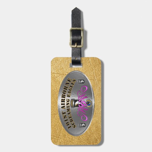 101e Airborne Division Mam Bagagelabel (Voorkant verticaal)