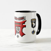 101e Airborne Division Rakkasans Mok (Voorkant rechts)