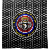 101e Airborne Division Ranger Custom Douchegordijn (Voorkant)