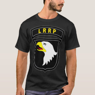 101e Airborne Division Vietnam Veteran LRRP Tab P T-shirt