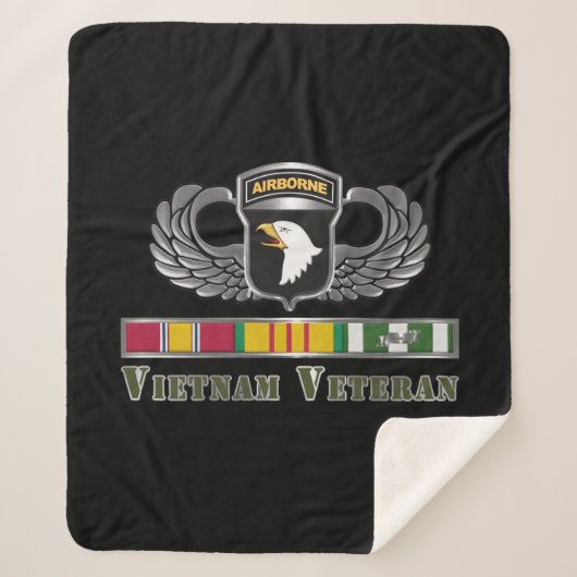 101e Airborne Division Vietnam Veteran Sherpa B Deken (Voorkant)