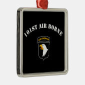 101e Airborne Insignia Metalen Ornament (Rechts)