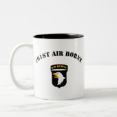 101e Airborne Insignia Tweekleurige Koffiemok (Links)