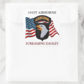 101E AIRBORNE SCHREEUWENDE EAGLES STICKERS (Tas)