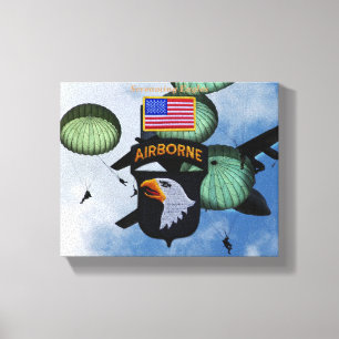101e boordgietijzer voor veteranen canvas afdruk