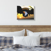 101e boordgietijzer voor veteranen canvas afdruk (Insitu (Slaapkamer))