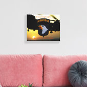 101e boordgietijzer voor veteranen canvas afdruk (Insitu (Woonkamer))