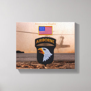 101e boordgietijzer voor veteranen canvas afdruk