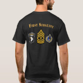 101e brigadier voor de eerste luchtdienst t-shirt (Achterkant)