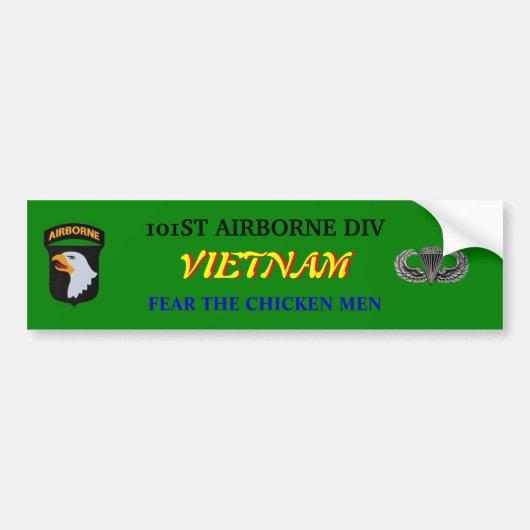 101e Bumpersticker uit Vietnam (Voorkant)