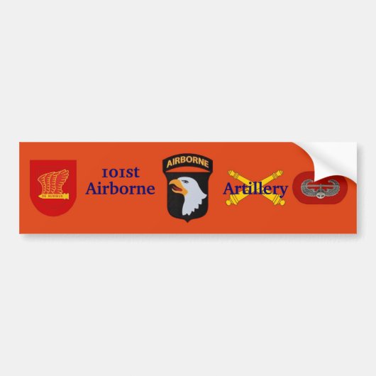 101e Bumpersticker van boordartillerie (Voorkant)
