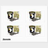 101e CAB - Apache Rechthoekige Sticker (Vel)