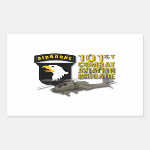 101e CAB - Apache Rechthoekige Sticker