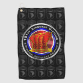 101e divisie Artillerie-brigade Golfhanddoek (Voorkant)