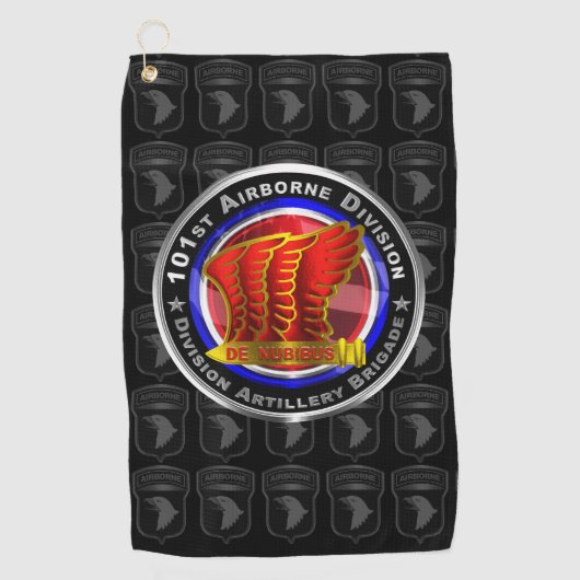 101e divisie Artillerie-brigade Golfhanddoek (Voorkant)