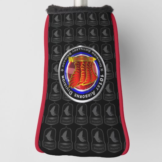 101e divisie Artillerie-brigade Golfheadcover (Draai 90)