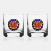 101e divisie Artillerie-brigade Whisky Glas (Voorkant)