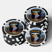 101e door de lucht gedragen schreeuwende adelaars  poker chips (Opstapeling)
