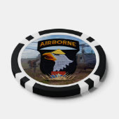 101e door de lucht gedragen schreeuwende adelaars  poker chips (Enkel)