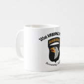 101e door de lucht gedragen "Screaming Eagles" - C Koffiemok (Voorkant links)