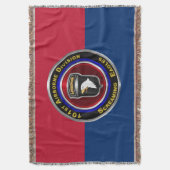 101e Eagles voor het schilderen van luchtvertakkin Deken (Voorkant Verticaal)