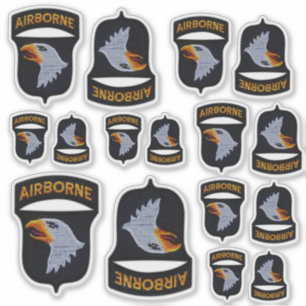 101e gevechtsdivisie Screaming Eagles Contour Sticker