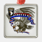 101e kerstdivisie metalen ornament (Voorkant)