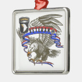 101e kerstdivisie metalen ornament (Links)