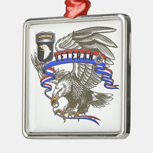 101e kerstdivisie metalen ornament (Links)