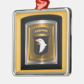 101e kerstdivisie metalen ornament (Links)