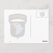 101e luchtafdeling vietnam patch briefkaart (Achterkant)