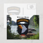 101e luchtafdeling vietnam patch briefkaart (Voorkant / Achterkant)