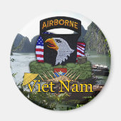 101e luchtbrug vietnam vc rvn vets Magnet (Voorkant)