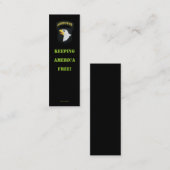 101e luchtdivisie vet-patches Profielkaart Mini Visitekaartje (Voorkant / Achterkant)