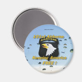 101e luchtdivisie veteranen veteranen veteranen ma magneet (Voorkant / Achterkant)