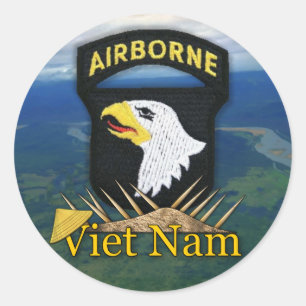 101e luchtdivisie veteranen vietnam sticker