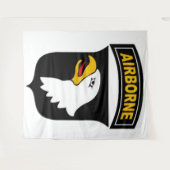 101e LUCHTLAANDIENSTDIVISIE. FOTOAchtergrond Wandkleed (Voorkant (horizontaal))