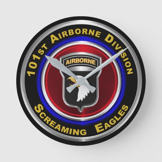 101e Luchtlandingdivisie Screaming Eagles Ronde Klok (Voorkant)