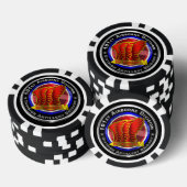 101e Luchtlandingsartillerie Poker Chips (Opstapeling)