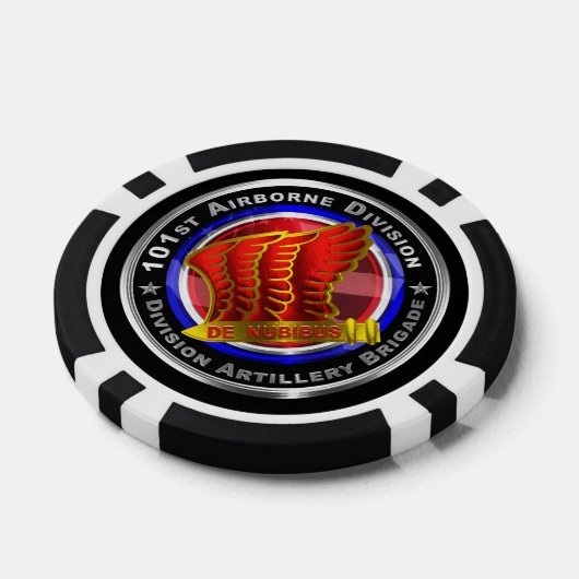 101e Luchtlandingsartillerie Poker Chips (Enkel)