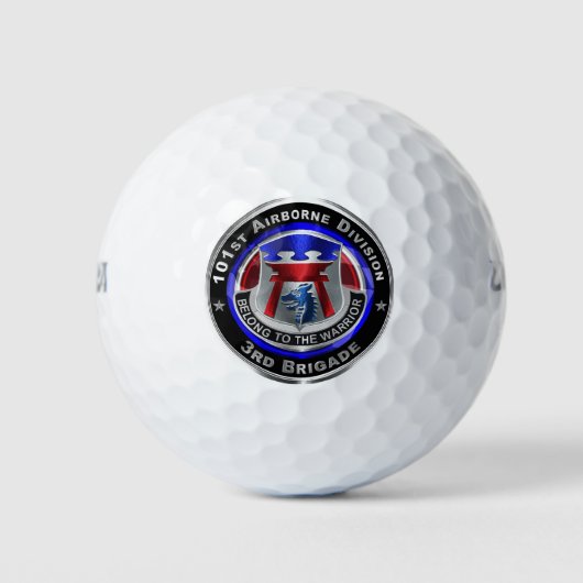 101e Luchtlandingsdivisie 3e Brigade ‘RAKKASANS’ Golfballen (Voorkant)