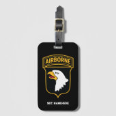 101e Luchtlandingsdivisie  Bagagelabel (Voorkant (verticaal))