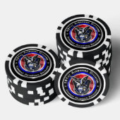 101e Luchtlandingsdivisie CAB Poker Chips (Opstapeling)