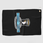 101e Luchtlandingsdivisie CIB Golfhanddoek (Horizontaal)